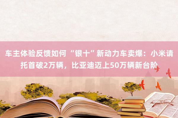 车主体验反馈如何 “银十”新动力车卖爆：小米请托首破2万辆，比亚迪迈上50万辆新台阶