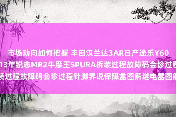 市场动向如何把握 丰田汉兰达3AR日产途乐Y60维修手册电路图贵寓2013年锐志MR2牛魔王SPURA拆装过程故障码会诊过程针脚界说保障盒图解继电器图解线束走