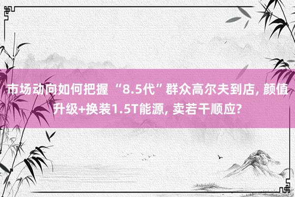 市场动向如何把握 “8.5代”群众高尔夫到店, 颜值升级+换装1.5T能源, 卖若干顺应?